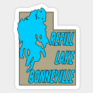 Refill Lake Bonneville Sticker